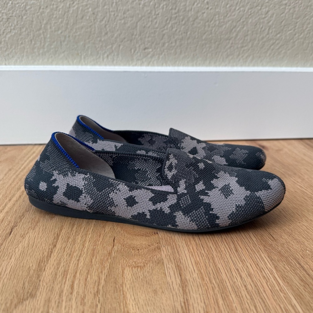 Rothy's Loafer Retired Grey Botanicamo Women’s 6.5